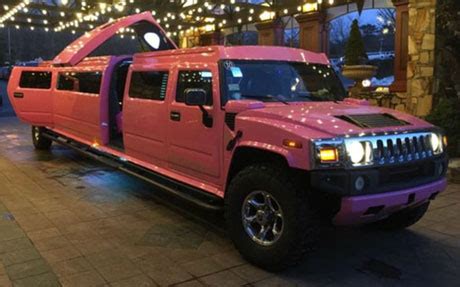 Pink Limos - Hummer H2 Limo with Jet Door | Gold Star Limousine, NY