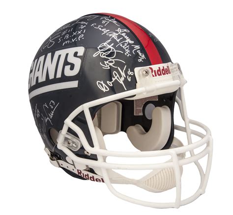 Lot Detail - 1986 New York Giants Team Signed Full Size Helmet ( 40 ...