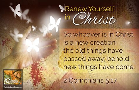 2 Corinthians 5:17 Renew Yourself in Christ