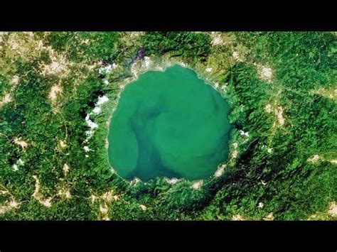 The Impact Crater in Ghana; Lake Bosomtwe - One of the most spectacular recent impact craters on ...