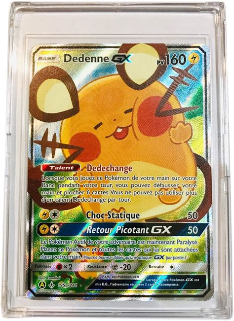 Carte Pokemon Ultra Rare à l'unité en Version française au Choix + 1 Cadeau Bonus (Dedenne GX ...