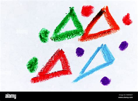 Pastel crayons and drawings Stock Photo - Alamy