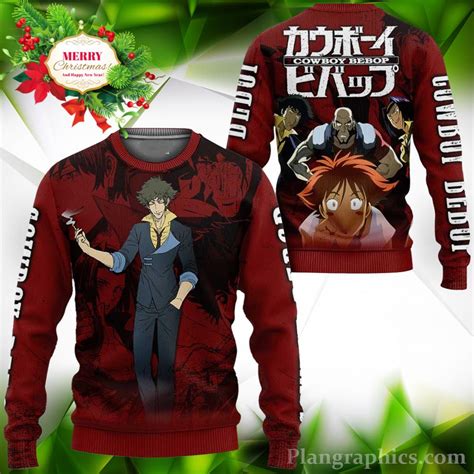 Cowboy Bebop Sweatshirt Custom Anime Merch Clothes - Plangraphics