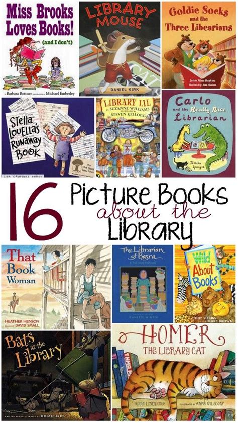 16 Children’s Books about the Library | Children’s books, Childrens ...