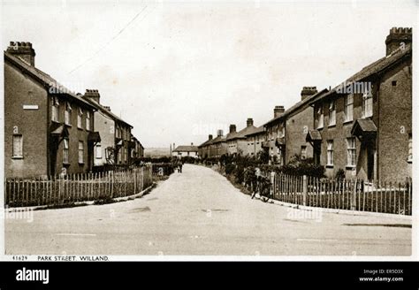 Park Street, Willand, Cullompton, Devon, England. 1930s Stock Photo: 83098622 - Alamy