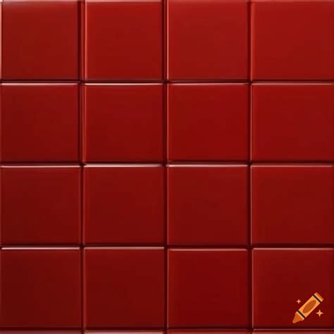 Large red ceramic floor tiles