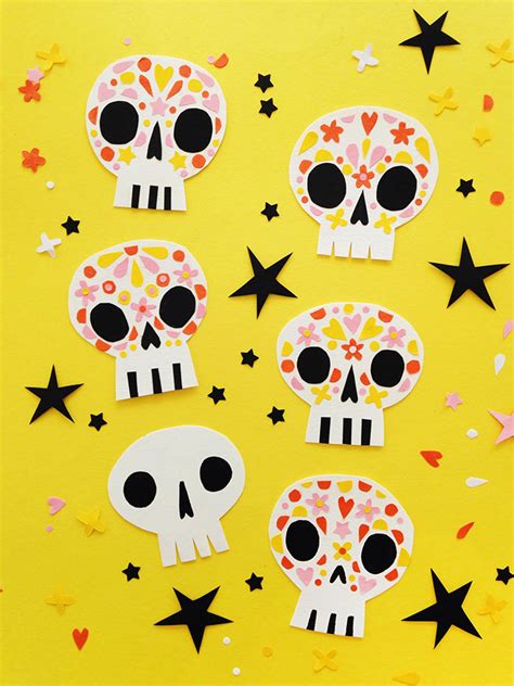 Paper Sugar Skulls | Handmade Charlotte