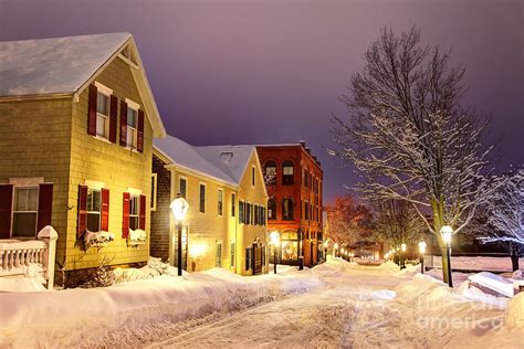 Winter in Historic Downtown New Bedford Photograph by Denis Tangney Jr ...