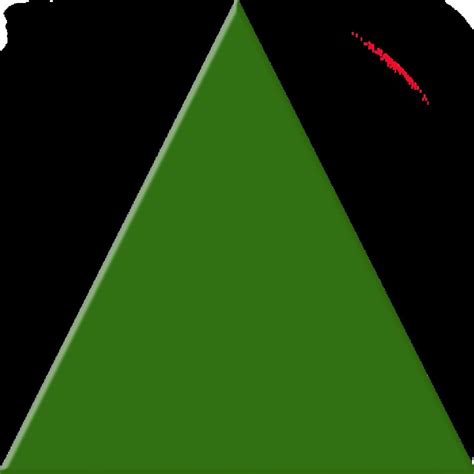 Green Triangle Clip Art N2 free image download