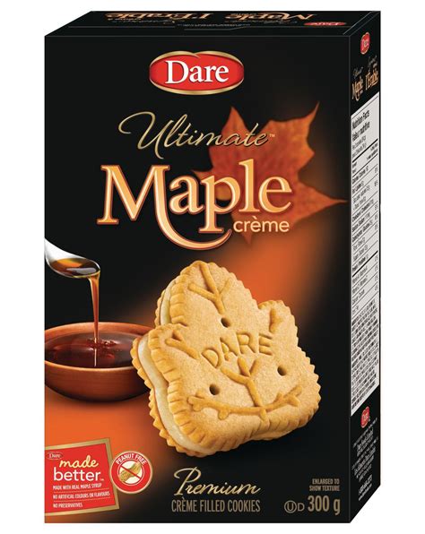 Ultimate Maple Leaf Cookies - Dare - Tasse Snack Foods Canada