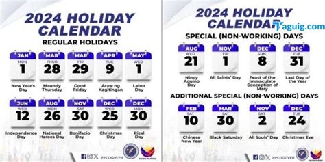 Malacañang Announces 20 Public Holidays in the Philippines for 2024 ...