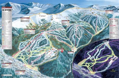 Keystone Ski Trail map 2006-07 - Keystone CO 80435 • mappery