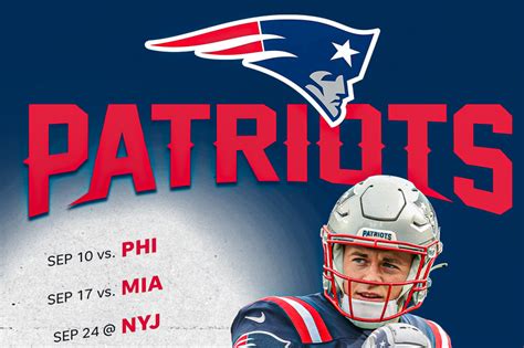 Get your downloadable New England Patriots 2023 schedule wallpaper