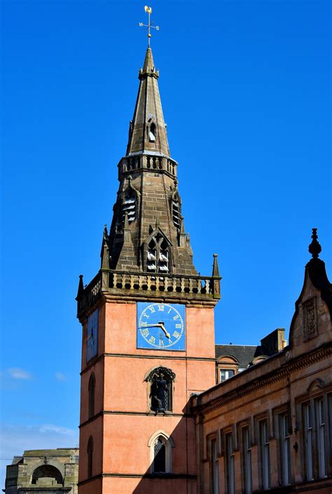 Tron Theatre Clock Tower in Glasgow, Scotland - Encircle Photos