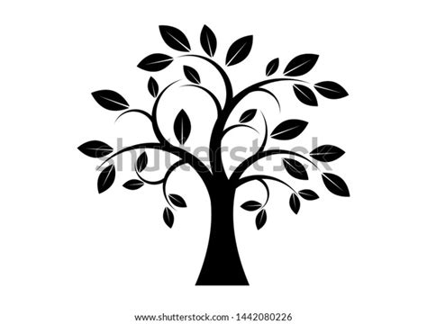 Clipart Tree Black