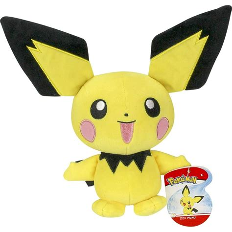 Pokemon Plush Pichu 8" Stuffed Animal- Officially Licensed Pokemon Standard Doll - Walmart.com ...