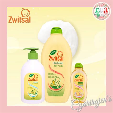 Zwitsal Natural Rich Honey Baby Milky Bath Baby Powder Floral Kiss ...