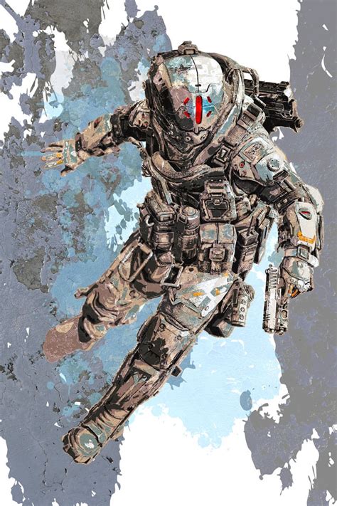 Titanfall 2 Commander Kane Militia Pilot Fan Art Poster - Etsy