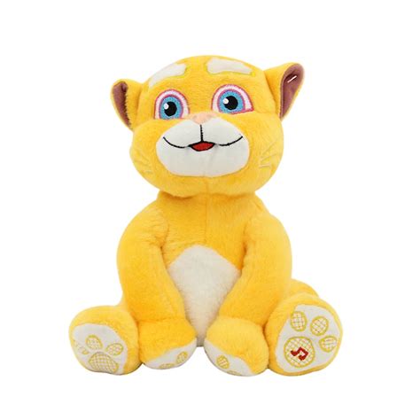 Animated Talking Ginger Cat Stuffed Plush Animal Interactive Toy Kids ...