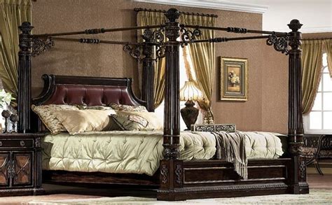 King Size Canopy Bed Frames #LuxuryBeddingFrame | King size canopy bed ...