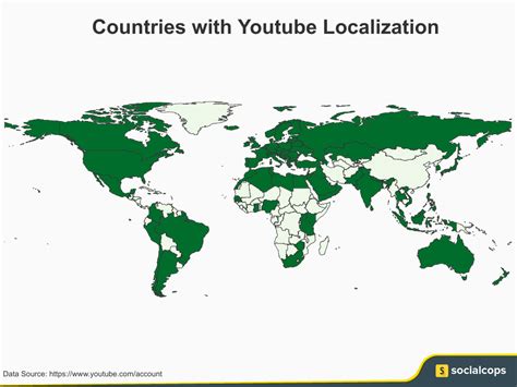 Countries where youtube localization is available : r/MapFans