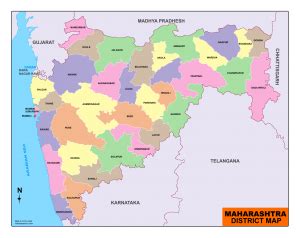 Maharashtra Map- Download Free Pdf District, Road, City Map - Infoandopinion