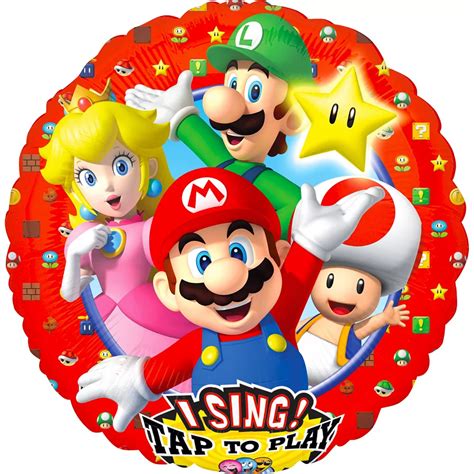 Age Customizable | Super Mario Party Supplies Bundle Balloons Super Mario Birthday Party ...