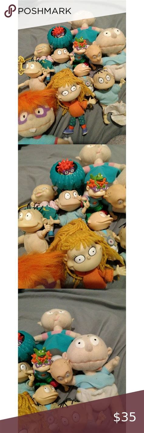 Lot of 12 Nickelodeon Nick Jr. - RUGRATS Cartoon Figures, Dolls & Toys - Reptar