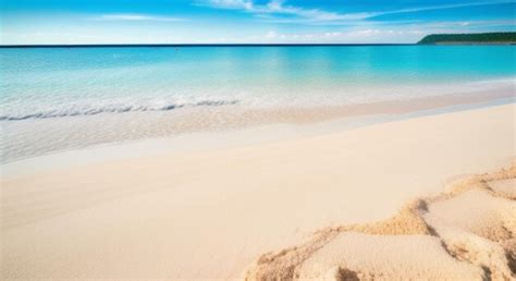 Premium AI Image | Landscape Nature panorama Beach blue sky