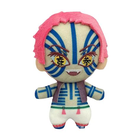 Anime Demon Slayer Kimetsu no Yaiba Akaza 10cm Cotton Plush doll Body ...