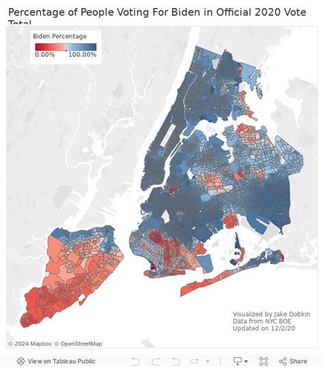 Official Results Map: See How Your NYC Neighbors Voted In The 2020 ...