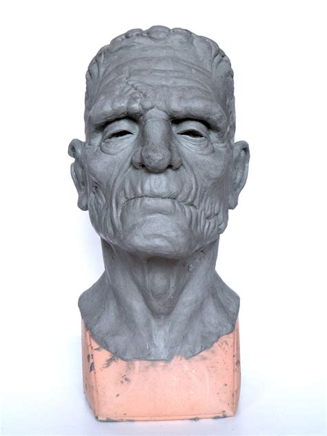 Frankenstein's Monster head sculpture — Stan Winston School of ...