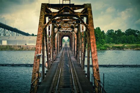 Lake Charles Railroad Bridge Photograph by Hal Bergman Photography - Fine Art America