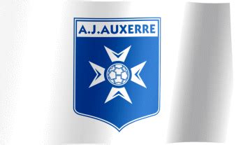 AJ Auxerre Fan Flag (GIF) - All Waving Flags