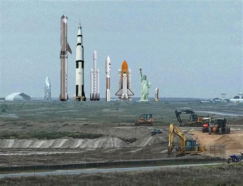 Starship / Super Heavy Size Comparison : r/SpaceXLounge