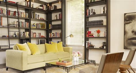 21+ Living Room Bookshelf Designs, Decorating Ideas | Design Trends ...