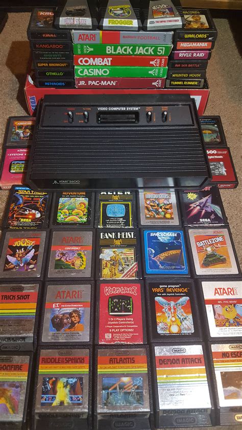 This is most of my Atari 2600 collection. I'm mostly just going for fun or weird games here. How ...
