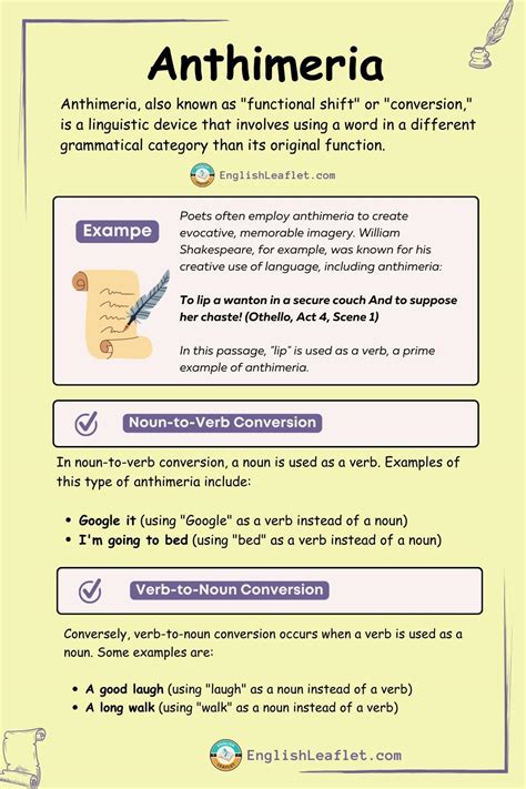 Anthimeria (Types & Examples) - EnglishLeaflet