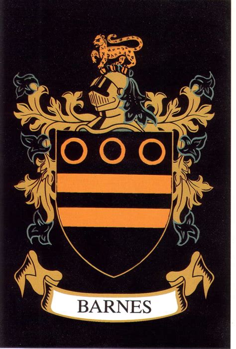 Barnes Family History Barnes Coat of Arms | Coat of arms, Barnes, High middle ages