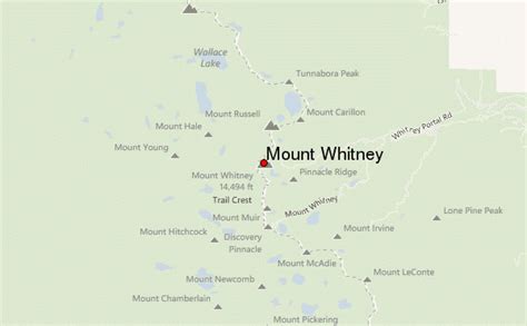 Mount Whitney Mountain Information