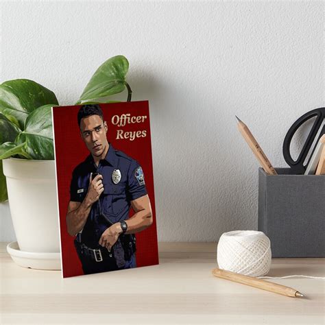 "Officer Carlos Reyes (911 Lone Star)" Art Board Print for Sale by ...