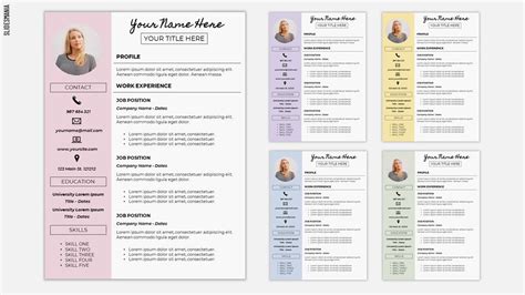 Resume One Free Template for Google Slides or PowerPoint | Resume template free, Resume, Templates