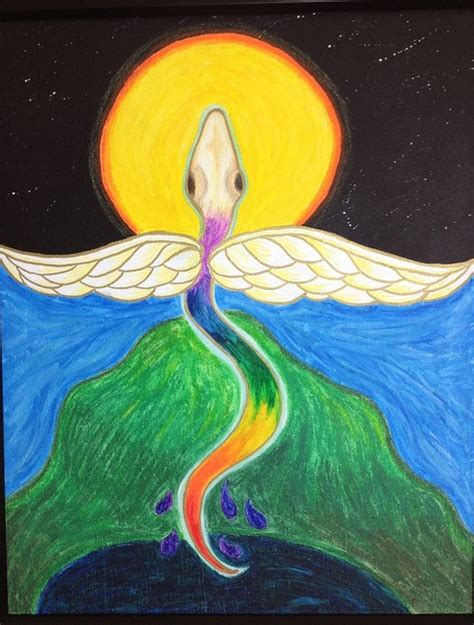 Winged Serpent | Visionary art, Native art, Snake art