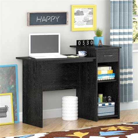 Mainstays Student Computer Desk, Black Oak - Walmart.com