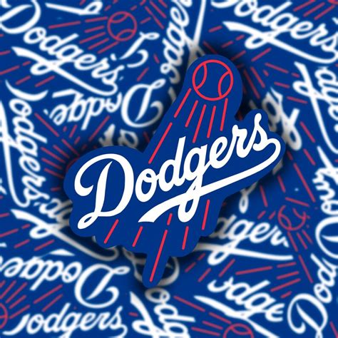 LA Dodgers Stickers | Etsy