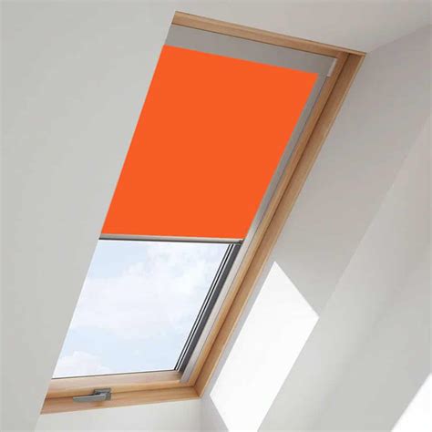 Bright Orange Roof Skylight Blind for VELUX ® Windows – Cheapest Blinds UK Ltd