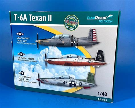 T-6A/B Texan II USAF, US Navy IsraDecal Studio IDM-48103 1:48