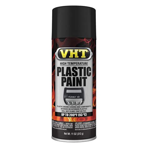 VHT High Temperature Plastic Paint Matte Black (312g) - Frost Auto ...