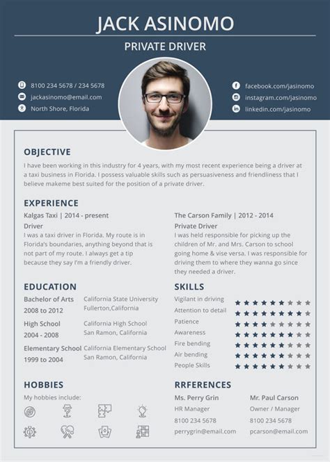 7+ Truck Driver Resume Templates - PDF, DOC | Free & Premium Templates