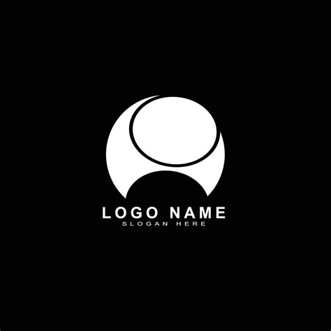 Creative white logo design 8786198 Vector Art at Vecteezy